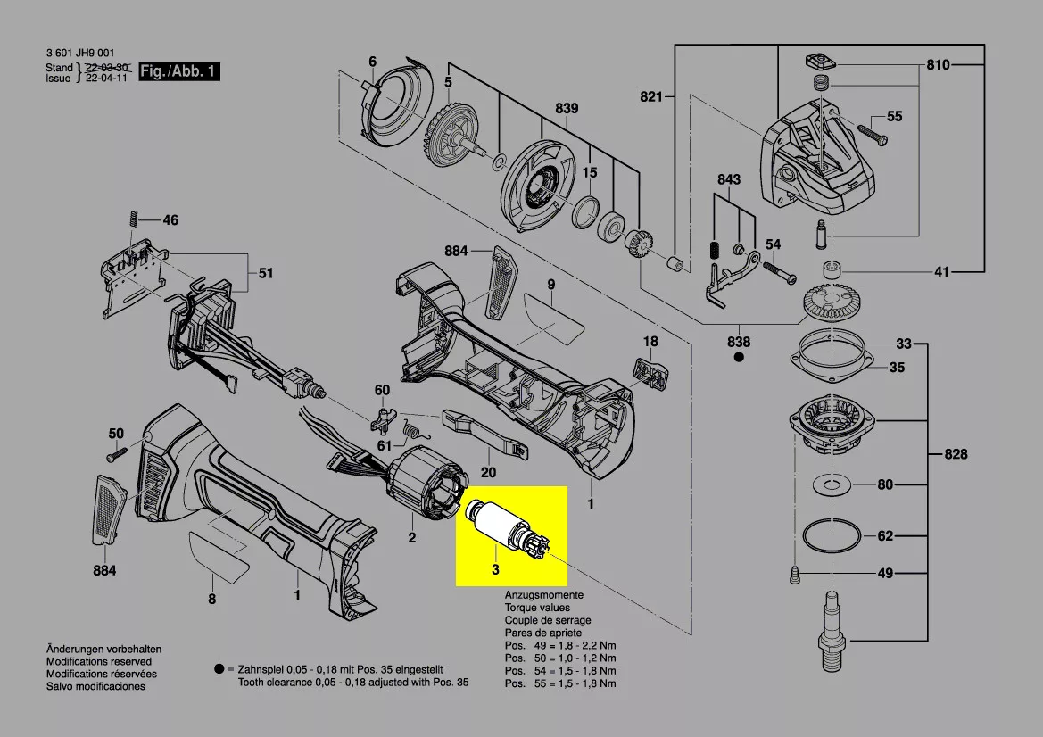 rotor réf. 1 600 A01 A6S Bosch